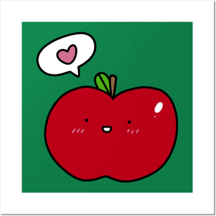 Red Apple Love Posters and Art